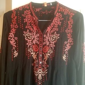RED ROSS TUNIC from JOHNNY WAS